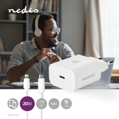 Chargeur mural  20 W  Fonction de charge rapide  1.67 A / 2.22 A / 3.0