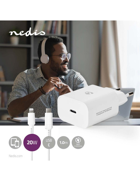 Chargeur mural  20 W  Fonction de charge rapide  1.67 A / 2.22 A / 3.0