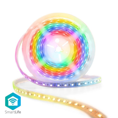 Bande LED SmartLife  Wi-Fi  Multi couleur  SMD  5.00 m  IP65  2700 K