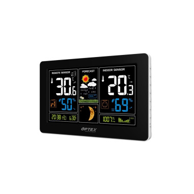 OPTEX STATION METEO COULEUR AVEC CHARGEUR USB