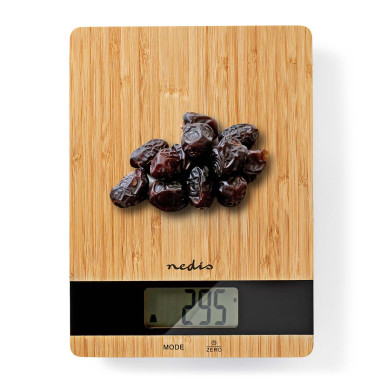 NEDIS Balance de cuisine numériqueNumérique Design Couleur Bois