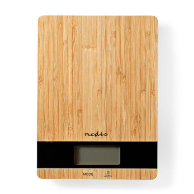 NEDIS Balance de cuisine numériqueNumérique Design Couleur Bois