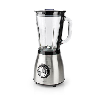 NEDIS Blender de cuisine 800W 1,5L Verseuse en verre Jus de fruits