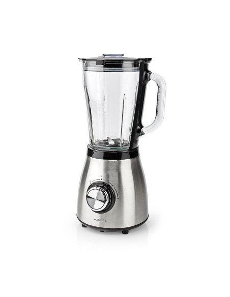 NEDIS Blender de cuisine 800W 1,5L Verseuse en verre Jus de fruits