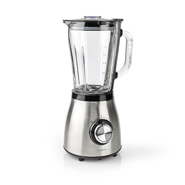 NEDIS Blender de cuisine 800W 1,5L Verseuse en verre Jus de fruits