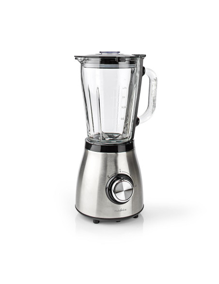NEDIS Blender de cuisine 800W 1,5L Verseuse en verre Jus de fruits