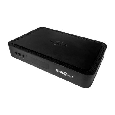 DIGIQUEST Récepteur satellite Labellisé Tivusat HD Carte Activée Chaines Italiennes