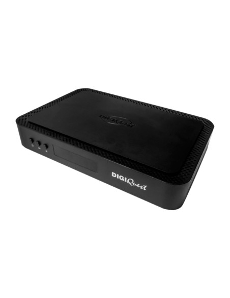 DIGIQUEST Récepteur satellite Labellisé Tivusat HD Carte Activée Chaines Italiennes