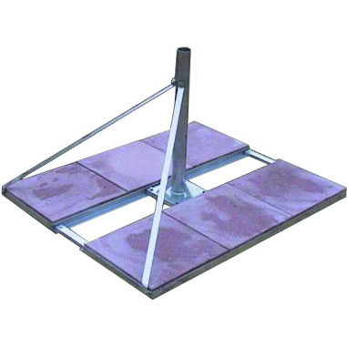 HDSAT ROOF PALETTE Mat Diamètre 76mm - 1270 x 1520 - 6 DALLES - Fixation antenne satellite