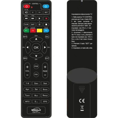 DIGIQUEST Q10 Récepteur Labellisé Tivusat HD Carte Activée Chaines Italiennes