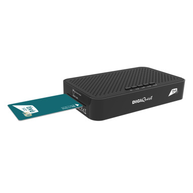DIGIQUEST Q10 Récepteur Labellisé Tivusat HD Carte Activée Chaines Italiennes