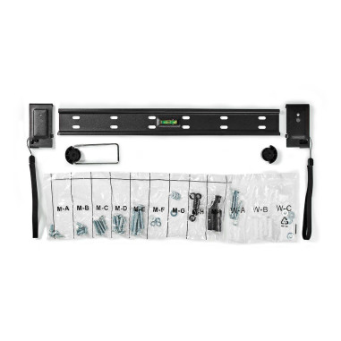 NEDIS Support TV Mural Fixe pour téléviseur 32" à 55" Poids Max 50kg