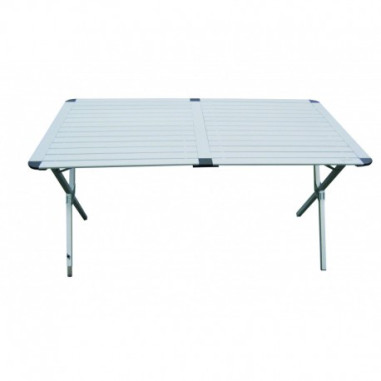 Pack ANTARION Table 140cm + 4 fauteuils pliables bleu