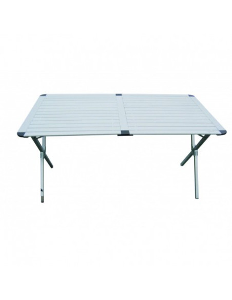 Pack ANTARION Table 140cm + 4 fauteuils pliables bleu