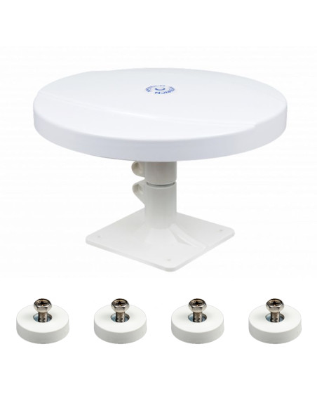 ANTARION Antenne TNT passive omnidirectionnelle + Jeu de 4 aiments