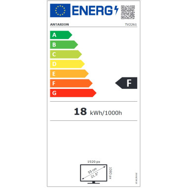 ANTARION TV LED 22" 55cm Téléviseur FULL HD ANDROID Bluetooth Smart TV Camping Car