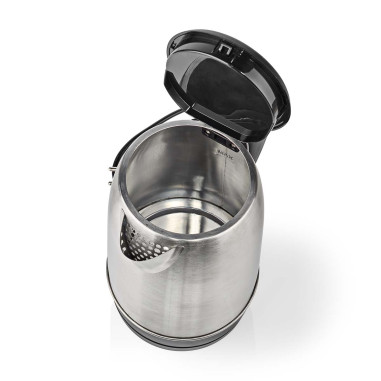 NEDIS Bouilloire électrique 1,7L Aluminium Inox 2200W Protection contre l'ébullition