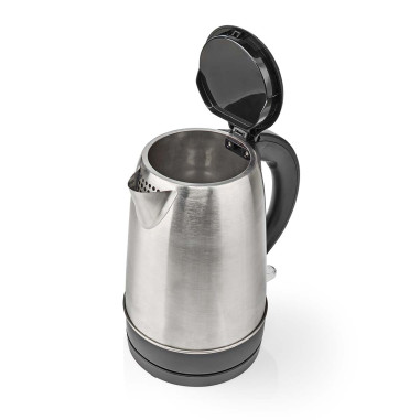 NEDIS Bouilloire électrique 1,7L Aluminium Inox 2200W Protection contre l'ébullition