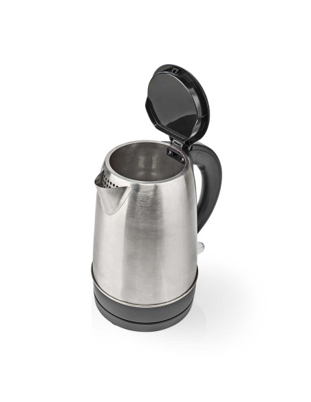 NEDIS Bouilloire électrique 1,7L Aluminium Inox 2200W Protection contre l'ébullition