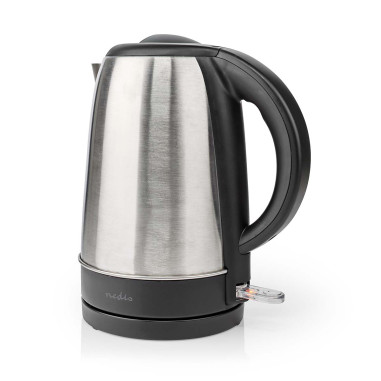 NEDIS Bouilloire électrique 1,7L Aluminium Inox 2200W Protection contre l'ébullition