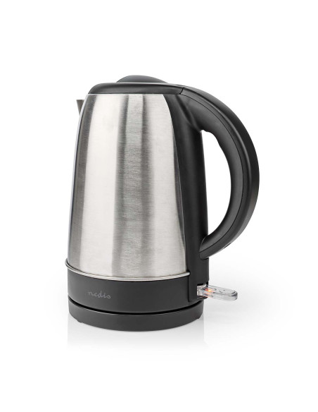 NEDIS Bouilloire électrique 1,7L Aluminium Inox 2200W Protection contre l'ébullition