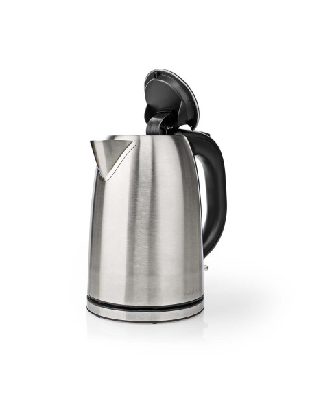 Bouilloire électrique  1.7 l  Acier  Argent / Noir  Rotatif à 360 degr