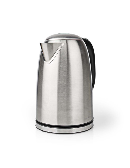 Bouilloire électrique  1.7 l  Acier  Argent / Noir  Rotatif à 360 degr