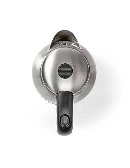 Bouilloire électrique  1.7 l  Acier  Argent / Noir  Rotatif à 360 degr