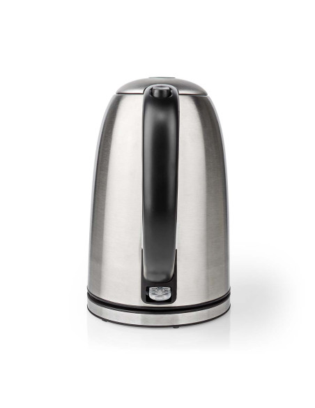 Bouilloire électrique  1.7 l  Acier  Argent / Noir  Rotatif à 360 degr