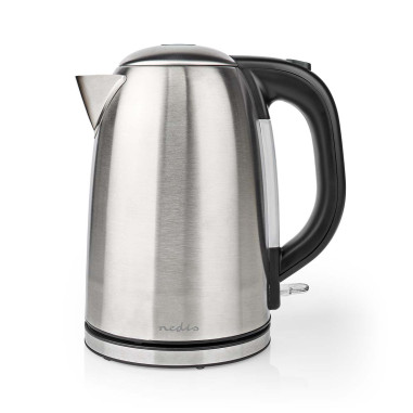 Bouilloire électrique  1.7 l  Acier  Argent / Noir  Rotatif à 360 degr