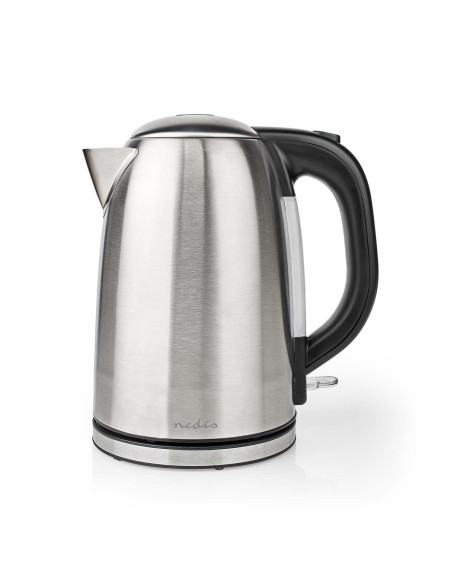 Bouilloire électrique  1.7 l  Acier  Argent / Noir  Rotatif à 360 degr