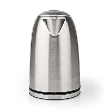 Bouilloire électrique  1.7 l  Acier  Argent / Noir  Rotatif à 360 degr