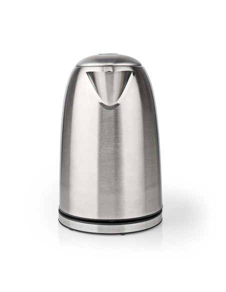Bouilloire électrique  1.7 l  Acier  Argent / Noir  Rotatif à 360 degr