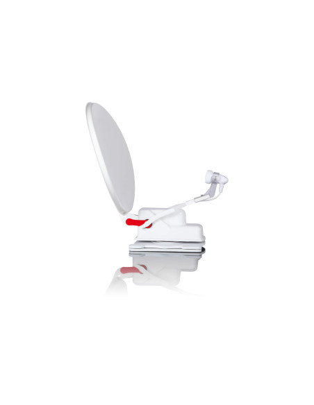 Pack ALDEN ONELIGHT Parabole Automatique 65cm + Récepteur satellite SATMATIC HD FRANSAT