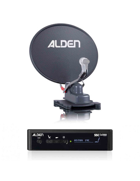 Pack ALDEN Onelight Parabole Satellite Automatique 60cm + Pointeur Module SSC