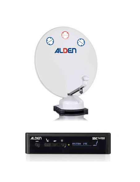 Pack ALDEN Orbiter Parabole Automatique 85cm + Pointeur Module SSC