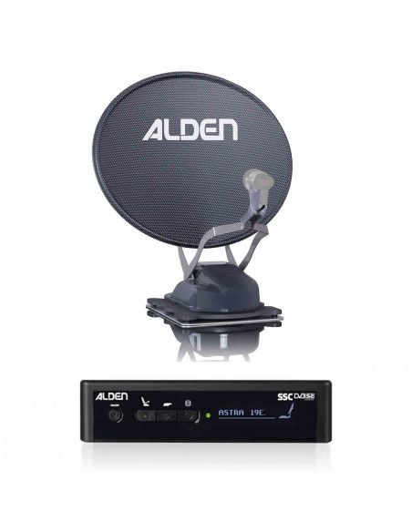ALDEN Onelight EVO Platinium Parabole Satellite Automatique 60cm + Pointeur Module SSC