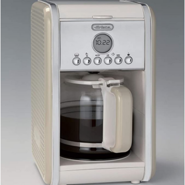 ARIET Cafetière Vintage Rétro Programmable Beige