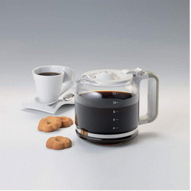 ARIET Cafetière Vintage Rétro Programmable Beige