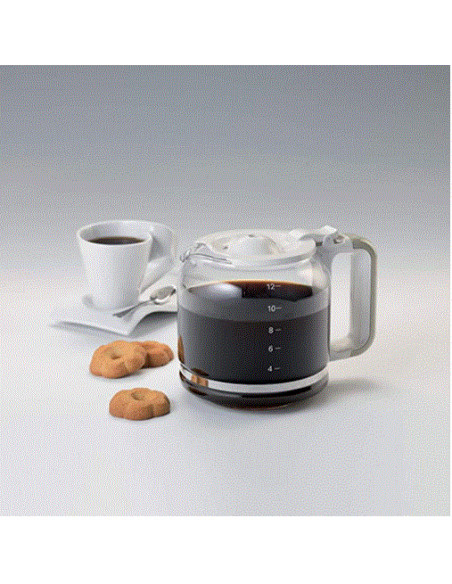 ARIET Cafetière Vintage Rétro Programmable Beige