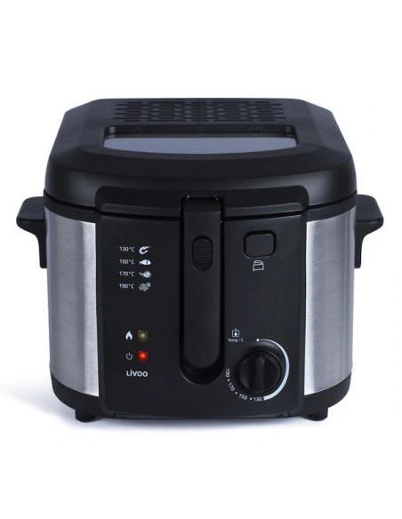 LIVOO friteuse 1800W 3L thermostat réglable 190°