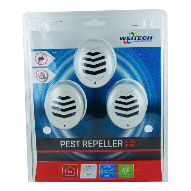 WEITECH Répulsif antiparasitaire à ultrasons 45m2