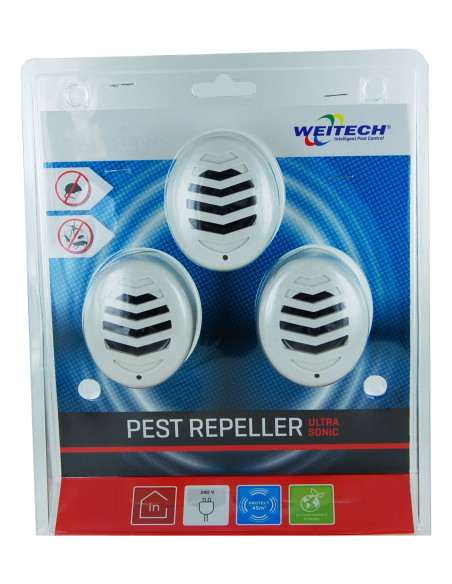 WEITECH Répulsif antiparasitaire à ultrasons 45m2