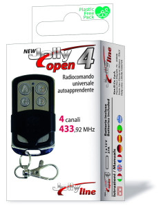 TELECOMMANDE RADIO DE PORTAIL JOLLY OPEN 4 433MHZ 4 CANAUX