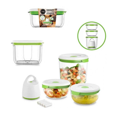 PACK FOSA appareil sous vide 3 contenants 2x600 1x1350 + 1 contenant 2300ML + 1 contenant 1450ML