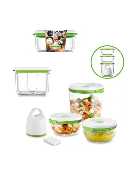 PACK FOSA appareil sous vide 3 contenants 2x600 1x1350 + 1 contenant 2300ML + 1 contenant 1450ML