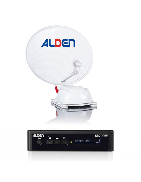 Pack ALDEN AS2 Parabole Satellite Automatique 60cm + Pointeur Module SSC