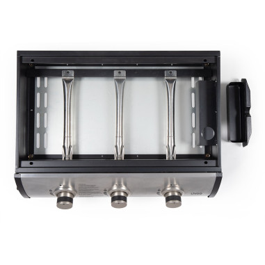 LIVOO Plancha Gaz 3 brûleurs 7.5 kW 6 à 8 personnes