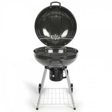 LIVOO Barbecue Charbon 55cm 6 à 8 personnes Acier