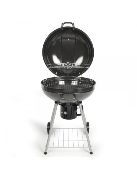 LIVOO Barbecue Charbon 55cm 6 à 8 personnes Acier